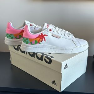 Adidas x Farm Rio Court Silk Sneaker - Size 8 - NWT